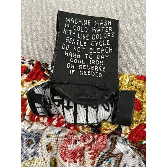 WET SEAL STRAPLESS‎ ROMPER PAISLEY PRINT MULTICOLOR M NWOT - Picture 6 of 7